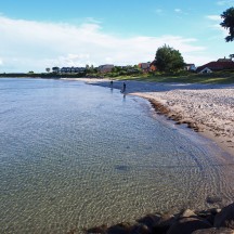 Strand in Ballen dänemark meer sommer
