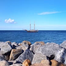 Ballen Hafen meer schiff sommer Samsø Dänemark