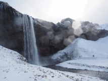 Island Winter Seljalandsfoss