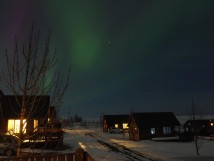 Island Winter Nordlicht