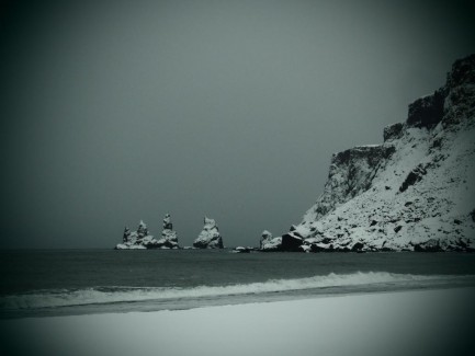 Island Winter Vík